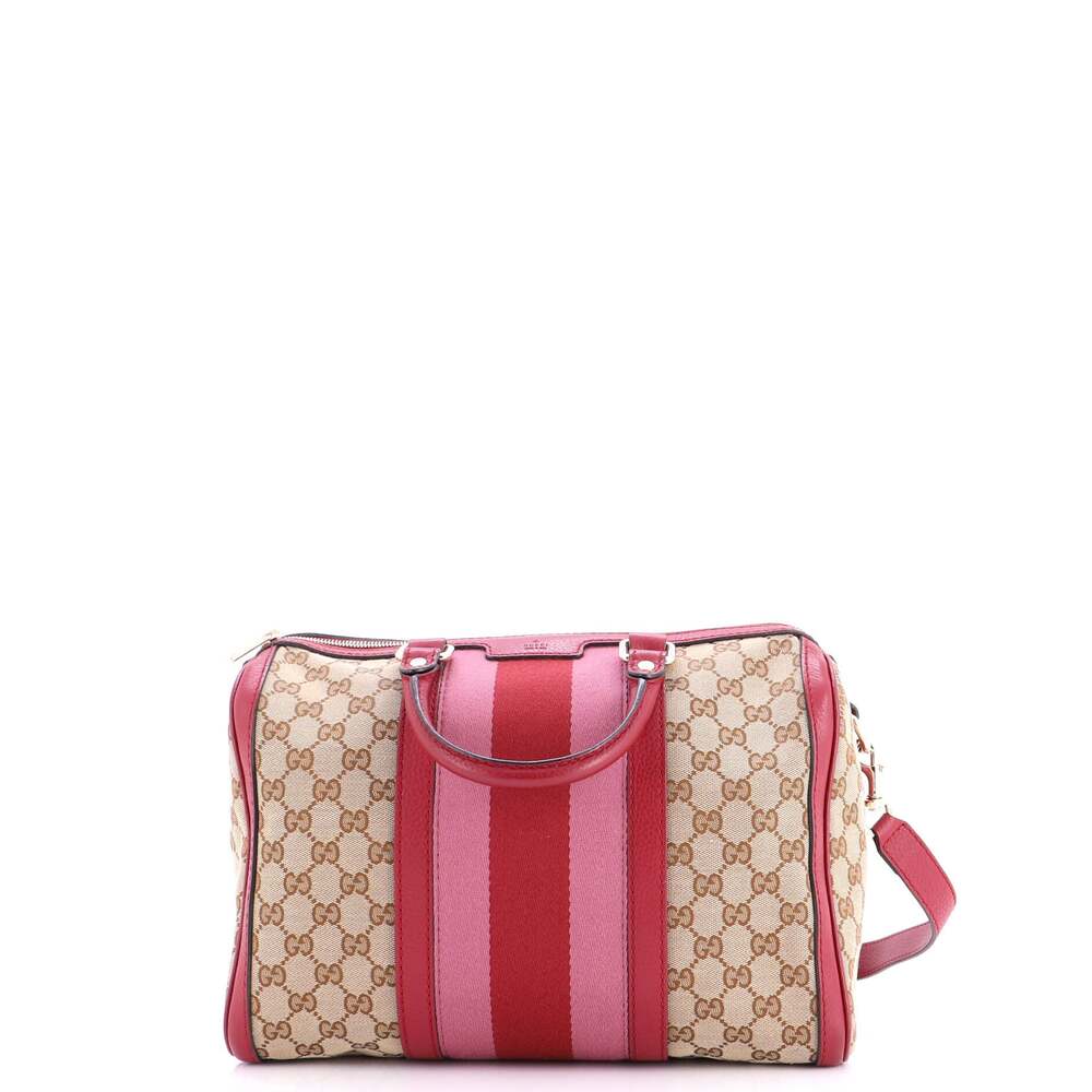 Gucci Vintage Web Boston Bag Gg Canvas #229427G12B - Picture 3 of 9